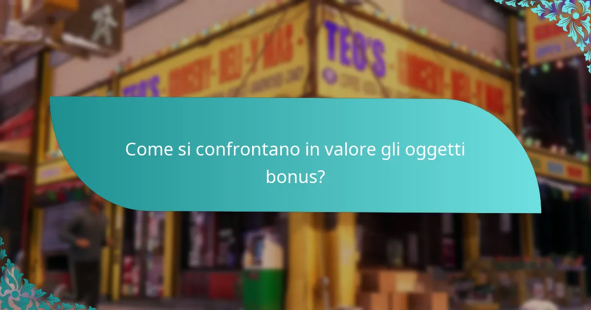 Chi è idoneo a riscattare oggetti bonus?