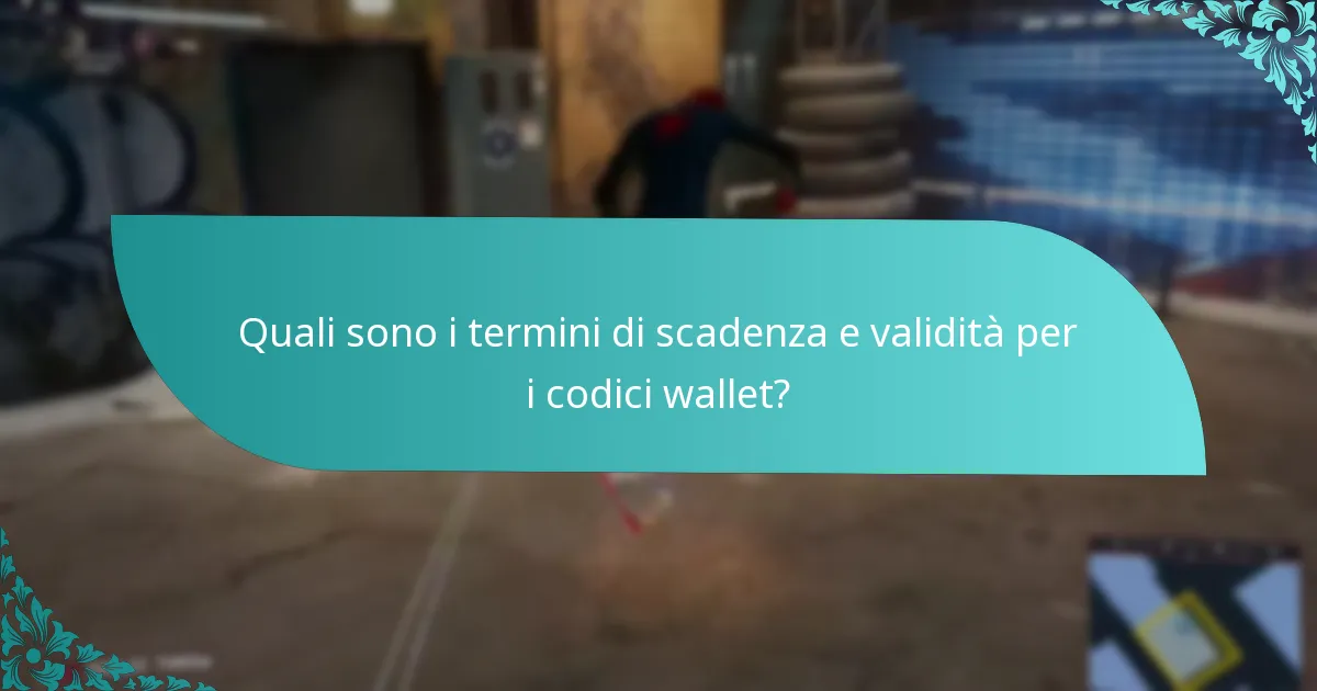 Dove posso trovare supporto per problemi con i codici wallet?